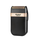 Barbeador Elétrico Carregamento USB Lâmina Dupla Alternativa com Cabeça de Corte Adicional