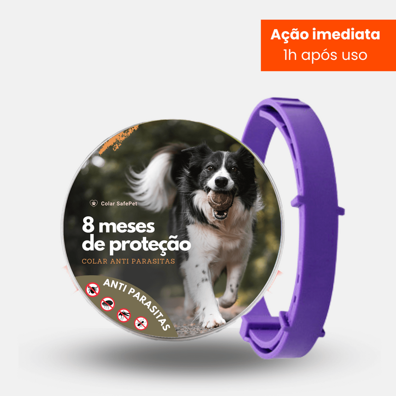 Colar SafePet Anti Pulgas e Carrapatos