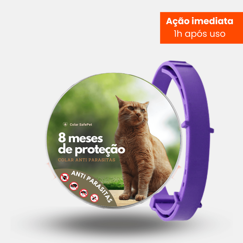 Colar SafePet Anti Pulgas e Carrapatos