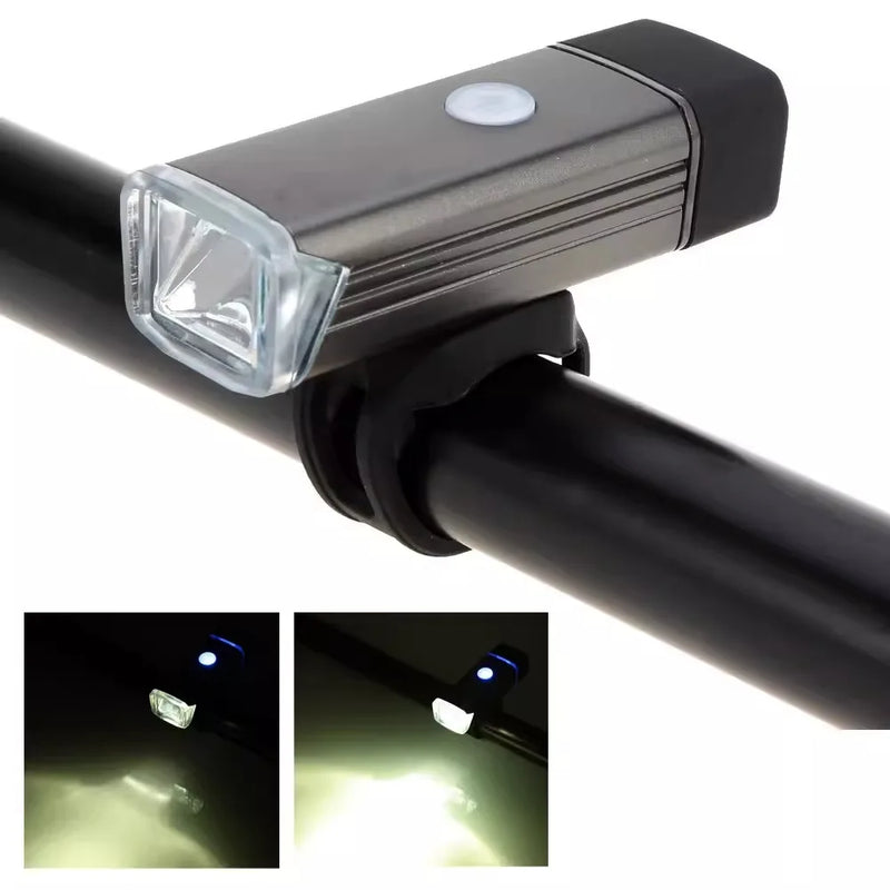 Farol de LED Ultra para Bicicleta, Luz Dianteira Elétrica, Recarregável via USB, Lanterna para Bicicleta.