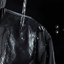 Capa de chuva para ciclismo e motociclismo, feminina/masculina, estilo poncho policial, impermeável e leve.
