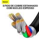 Cabo USB C Baseus Superior Series para Lightning 20 W PD para iPhone 14, 13, 12 Pro Max, cabo de carregamento rápido