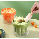 Molde para picolé e sorvete caseiro com suporte