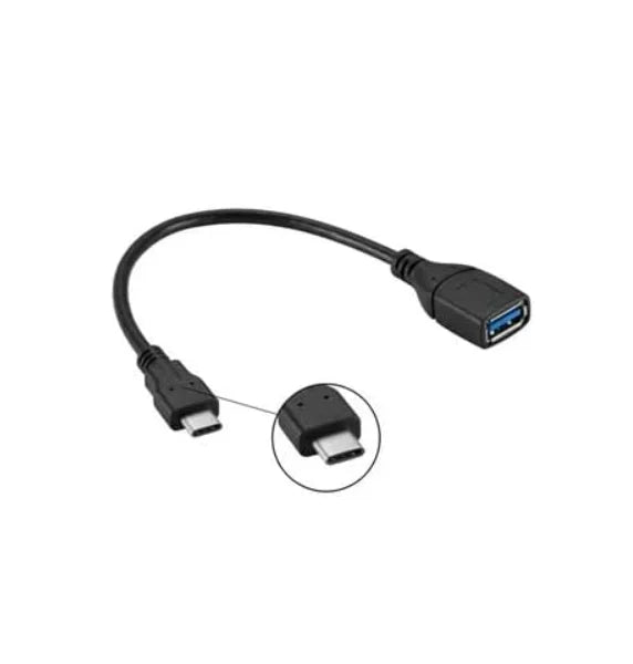 Cabo Adaptador Universal Tipo C ou V8 para USB Carregamento e Transferência de Dados - Compatível com Smartphones e Tablets Android