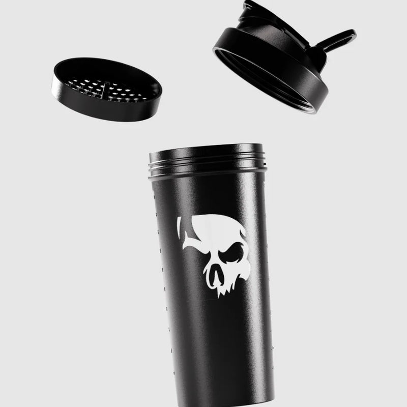 700ml Black Skull Shaker Shaker with Net