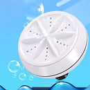 Mini máquina de lavar roupa portátil com balde rotativo