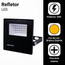 Refletor Led 30W Bivolt Impermeável