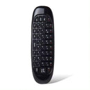 Mini teclado com controle Air Mouse sem fio 2,4 GHz compatível com TV, PC, jogos, Android para casa, Smart TV, versátil, prático e portátil