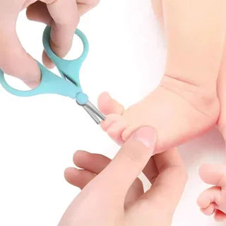 Kit Cuidados do Bebe - Manicure e Higiene Tesoura Cortador e Lixa Unha