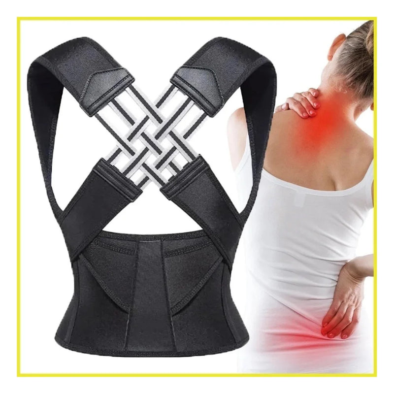 Kit 2 Corretor Postural Colete Cervical Postural Unissex para Coluna