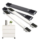 Conjunto de até 2 Bases com Rodas Ajustáveis Amparo Lavadora, Fogão, Geladeira e Objetos até 200 kg