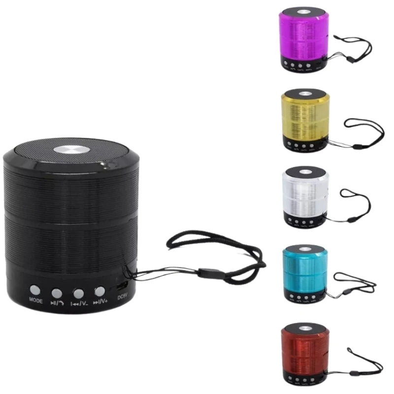 Mini caixa Caixinha Som Bluetooth Portátil Com Usb Mp3 P2 Sd Rádio Fm