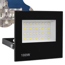Refletor Led 100W Spotlight Bivolt À Prova D'água Luz