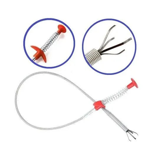 Desentupidor Para Ralo Com Garra e Pia Pegador de Objetos