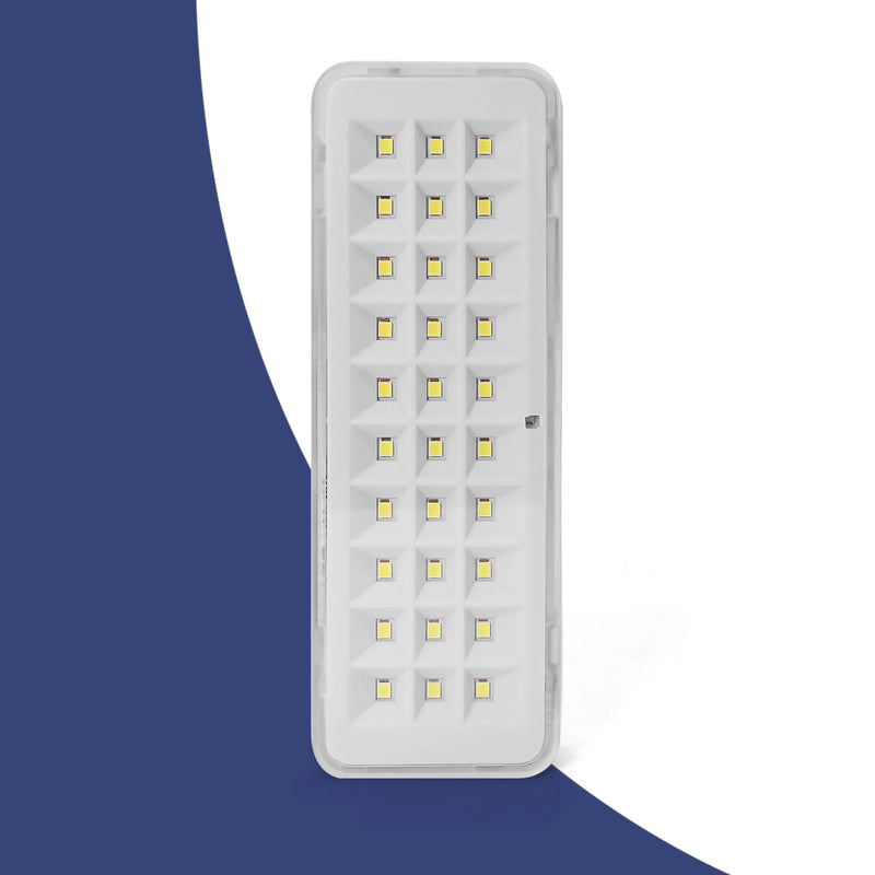 Kit 4 Luminária de Emergência 30 LEDs Bateria Recarregável