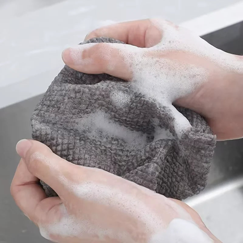 Panos de limpeza domésticos reutilizáveis, panos de prato não tecidos, toalhas descartáveis, toalhas de papel para lavar, papel higiênico