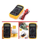 Multímetro digital profissional XL830 com bipe LED, tensão, corrente, continuidade, resistência de bateria, portátil