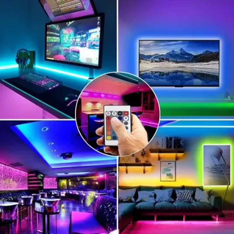 Fita Led Rgb 5050 Rolo 20m Ip65 + Controle + Fonte 24v Bivolt