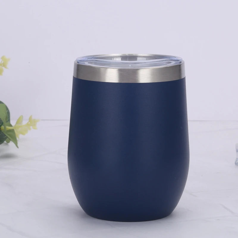 Copo Thallyta Pro Térmico Cuia de Inox 350ml Com Tampa Acrílica Sistema Abre e Fecha