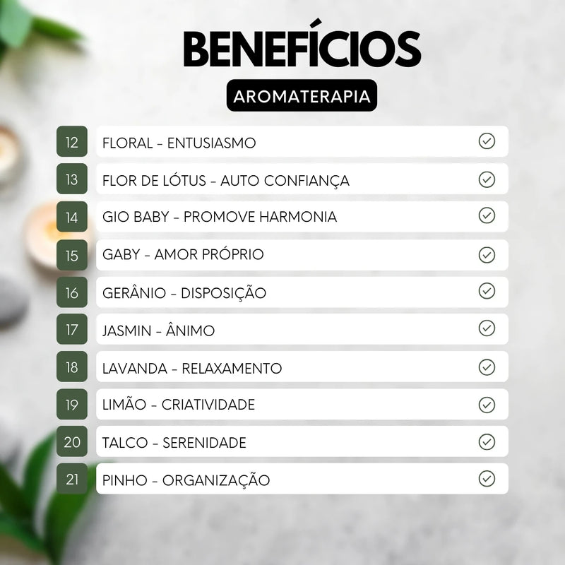 Kit Base de Óleo 3 Pure Essences para Difusor, Aromatizador, Velas e Sabonetes