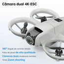 Drone NEO com Câmera Dupla 4K, Mini Drone com Câmera para Adultos, Fluxo Óptico e Função de Manutenção de Altitude, Quadricóptero RC Dobrável para Iniciantes