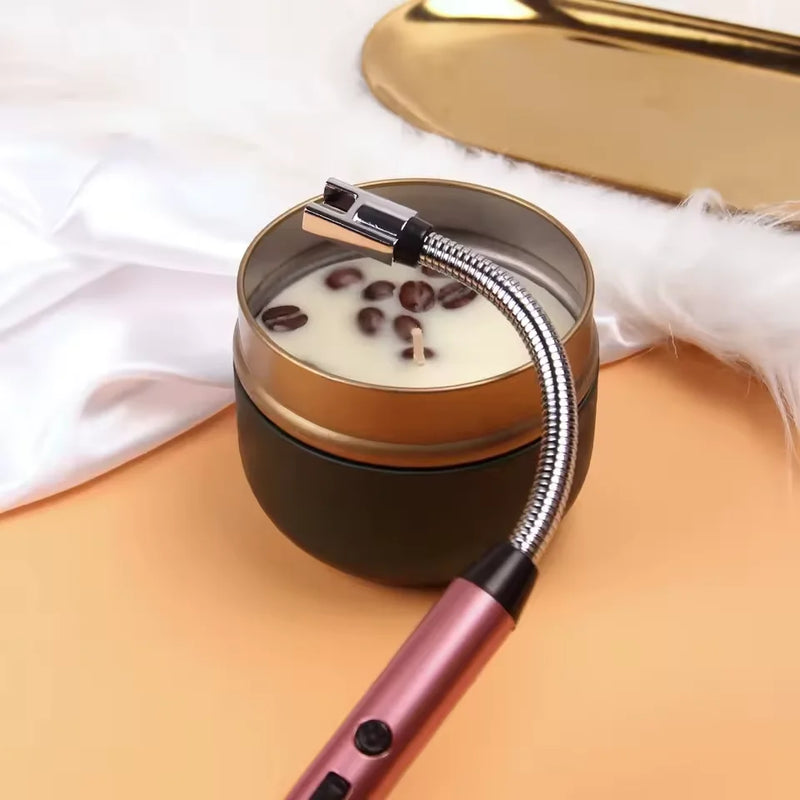 Acendedor de Fogão elétrico recarregável portátil durável para churrasco e velas, seguro, sem fio, duradouro com design moderno e compacto