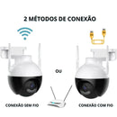 câmera de segurança wi-fi smart camera a18 4mp icsee