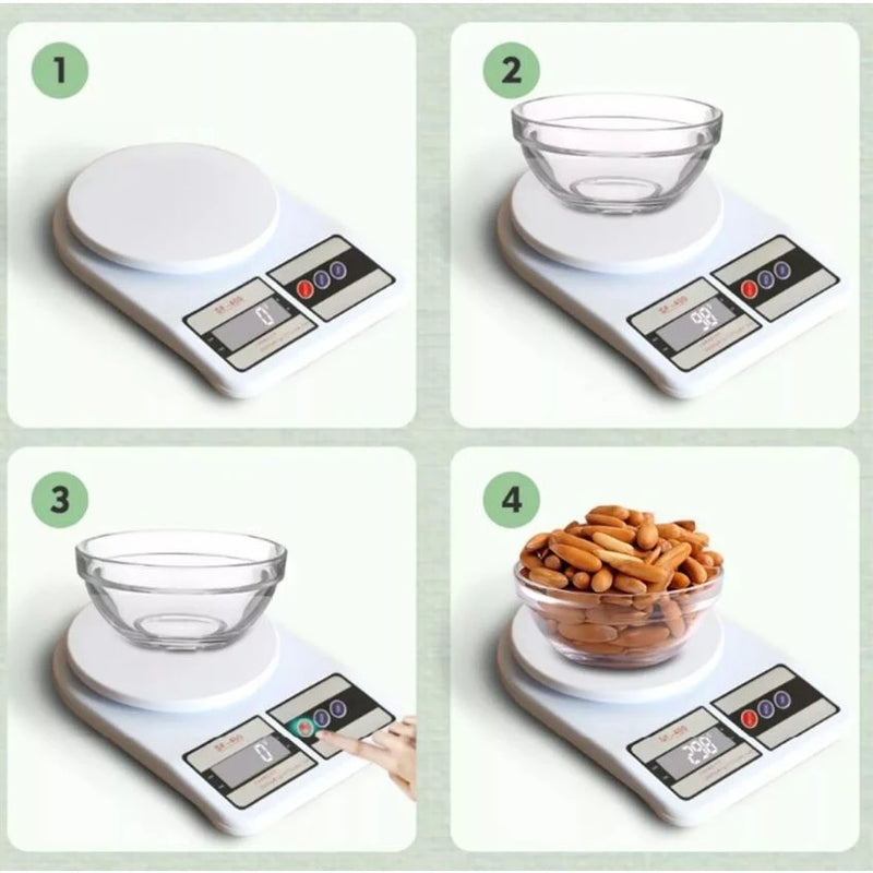 Balanca De Cozinha Digital Alta Precisao 10kg