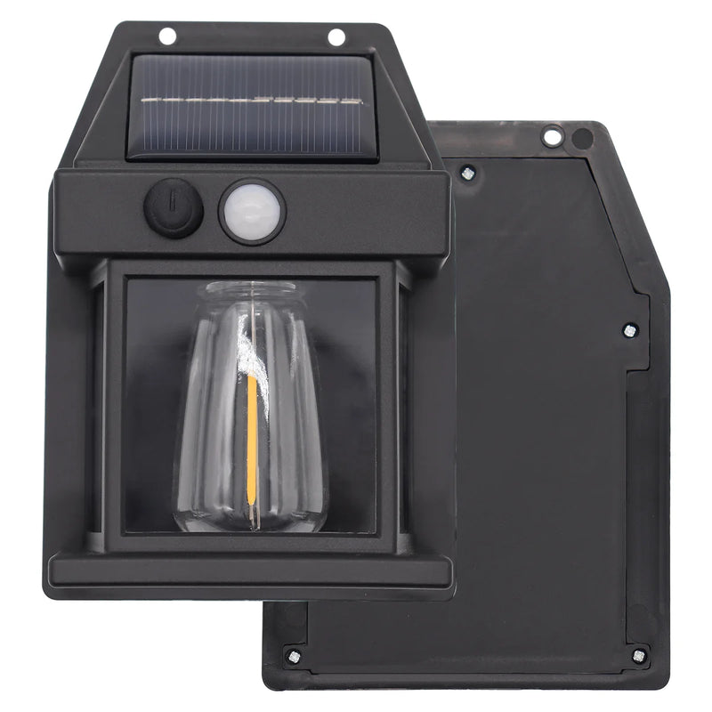 Kit 2 Luminária Solar Retro Wall Slot Sl02