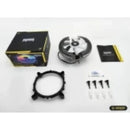 Cooler para processador Intel AMD Knup G-VR329 com LED RGB, alto desempenho de resfriamento e dissipação térmica silenciosa. Ideal para jogos.