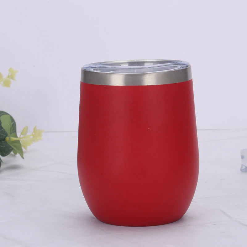 Copo Thallyta Pro Térmico Cuia de Inox 350ml Com Tampa Acrílica Sistema Abre e Fecha