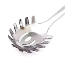 Kit 3 Utensilios de Cozinha em Inox. Escumadeira + Concha de Feijão + Pegador de Massa