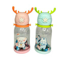 Garrafa Infantil de Água Alce Portátil Com Desenho Multicolorido