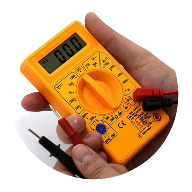 Multimetro Digital Profissional Cabo Multi Teste Portátil