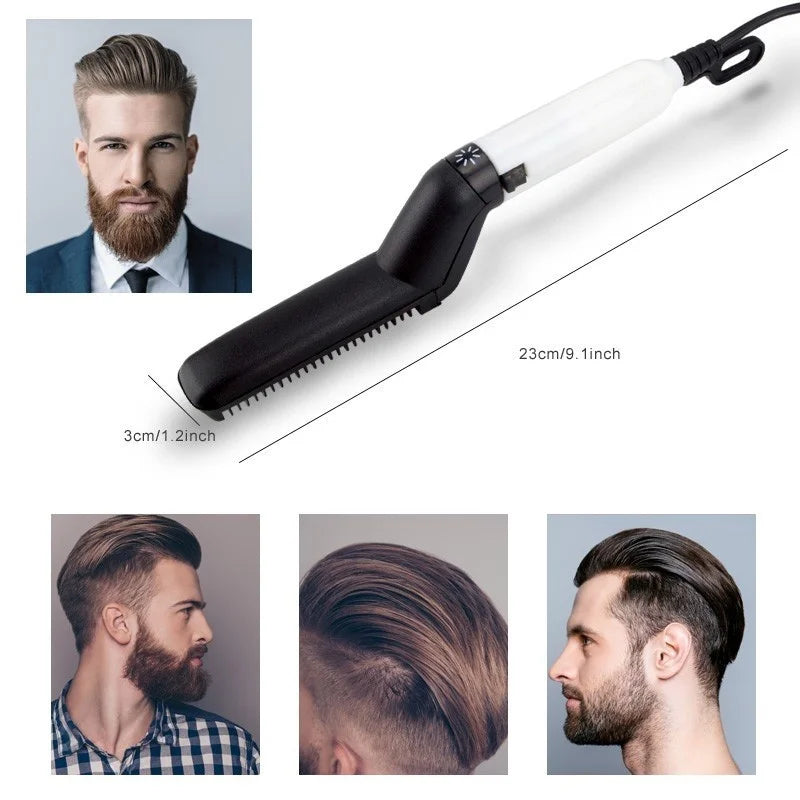 Chapinha Prancha Modeladora e Alisador de Cabelo e Barba Masculino