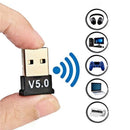 Adaptador E Receptor USB Bluetooth 5.0 Plug USB Transmissor de Áudio para Notebook E Computador