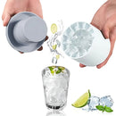 Kit até 3 Balde Forma de Gelo Silicone Ice Magic para Congelar Cubos de Gelo