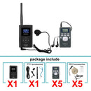 Sistema de áudio sem fio Retekess para guias turísticos: Transmissor FM FT11, Receptor de rádio FM PR13, Ideal para guias turísticos, conferências, igrejas e treinamento para Hajj.