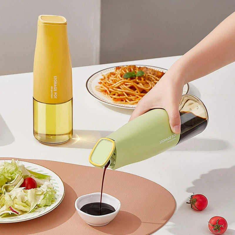 Dispensador Automático e Funcional de Óleo e Vinagre Garrafas de 500ml