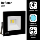 Refletor Led 30W Bivolt Impermeável