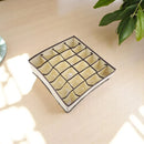 Organizador de gavetas com 24 divisões para roupas portáteis, dobragem de roupas e organização interna de objetos.