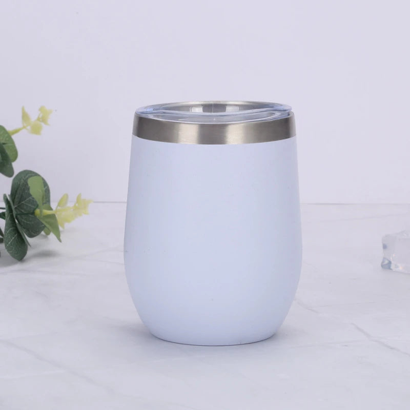 Copo Thallyta Pro Térmico Cuia de Inox 350ml Com Tampa Acrílica Sistema Abre e Fecha