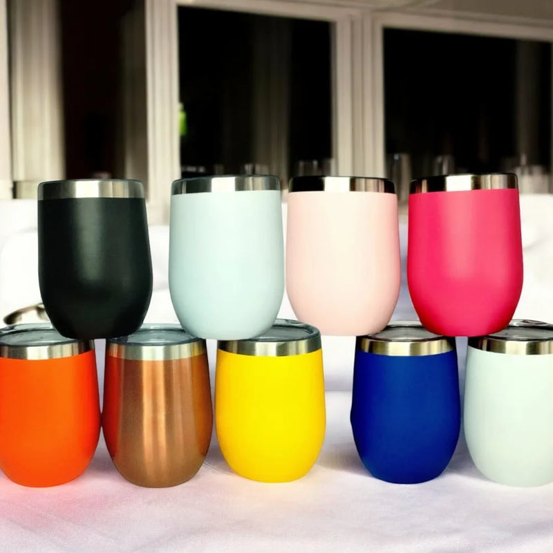 Copo Térmico Aledoria 350ml em Aço Inoxidável com Tampa de Acrílico