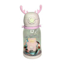 Garrafa de água infantil portátil Alce com desenho multicolorido