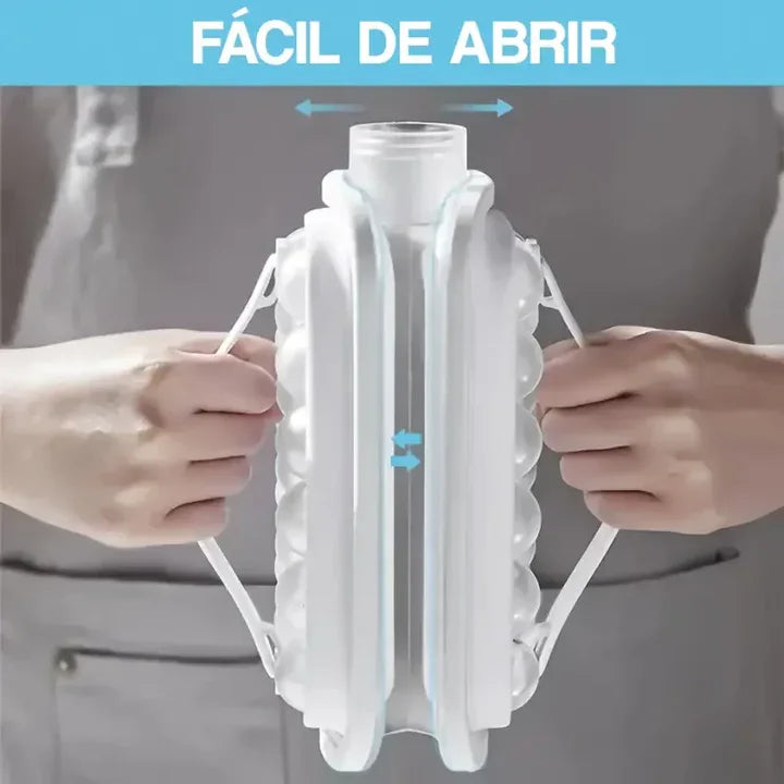 Forma de Silicone Dobrável e Portátil para Fazer Gelo em Bolinha