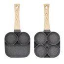 Frigideira antiaderente com 3 ou 4 divisórias para fritar ovos, bacon, carnes, frango, lanches, multiuso