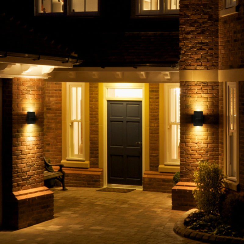 Kit 6 Luminária de Parede Slim Solar Lander 2 Focos Luz Quente