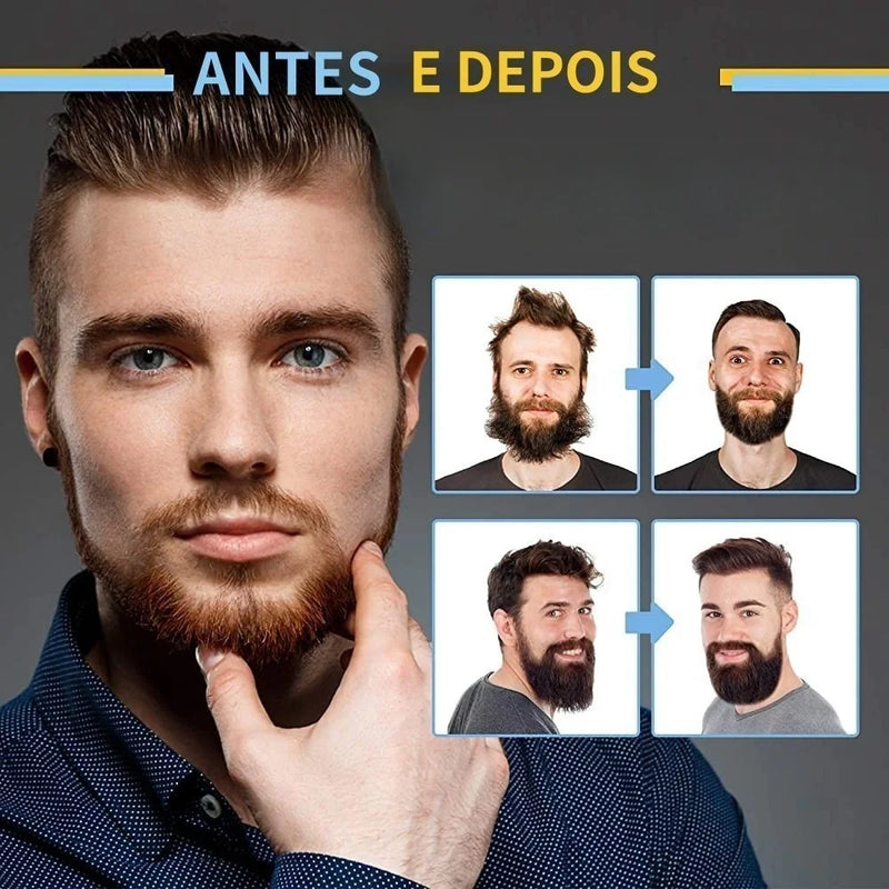 Chapinha Prancha Modeladora e Alisador de Cabelo e Barba Masculino