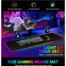 Mouse Pad Gamer Grande 80cm por 30cm com Led RGB - Superfície Speed