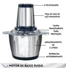 Processador de alimentos elétrico Grinder 2L 110V - Neverdie Store